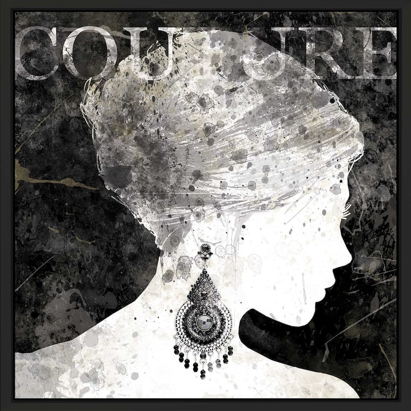 "Fashion Silhouette I" by Carol Robinson Print on Floating Canvas