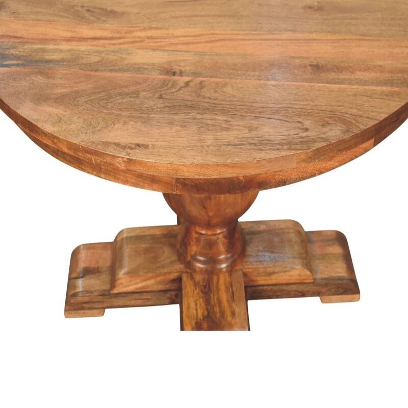 Artisan Furniture Solid Wood Wentworth Round Dining Table, Brown