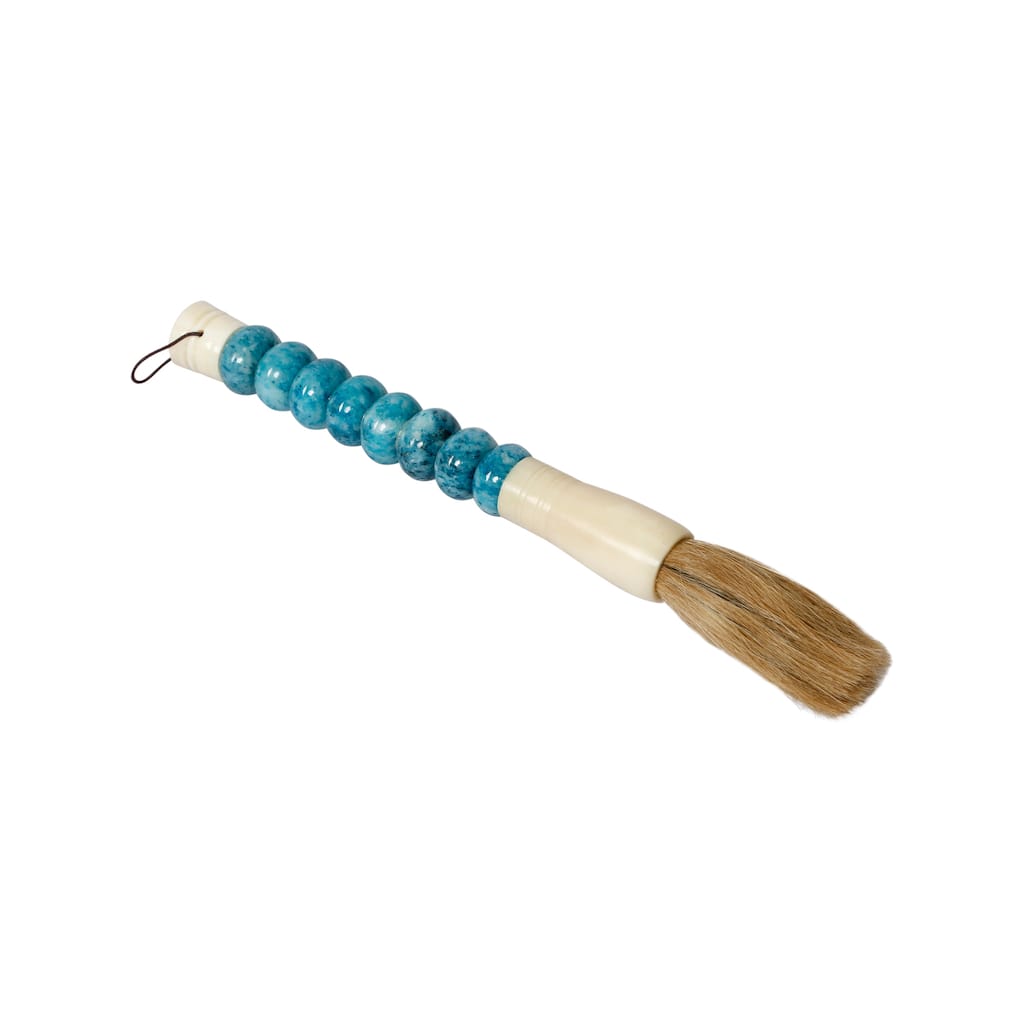 Artissance 12" Medium Aqua BLue Jade Abacus Calligraphy Brush