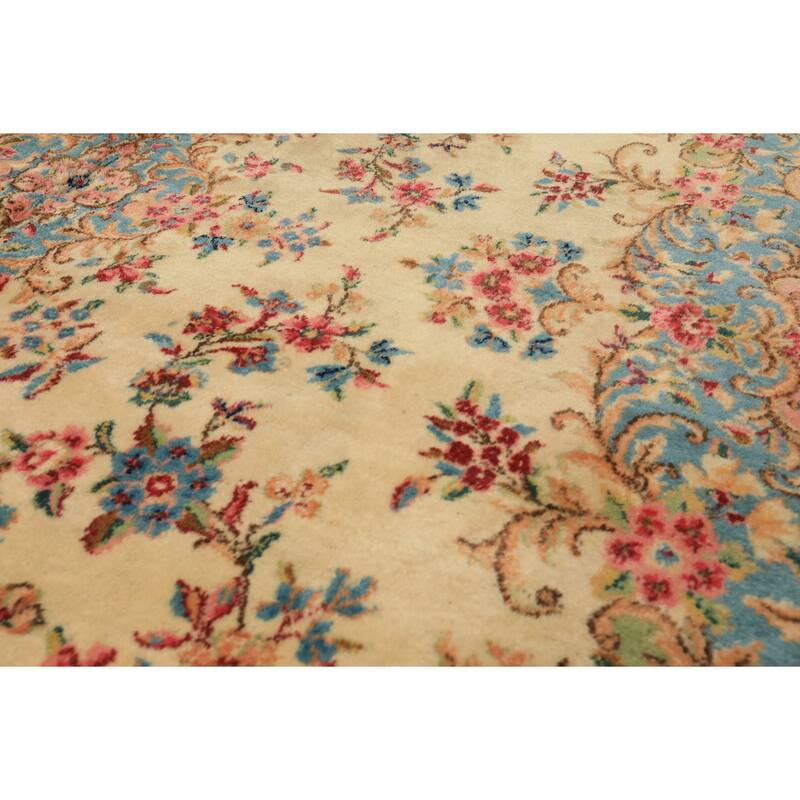 5'10''x12'3'' Hand Knotted Wool Ivory Modern & Contemporary 250 KPSI Rug - 5' 10'' x 12' 3''