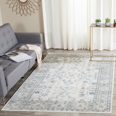 SAFAVIEH Hand-knotted Maharaja Helen Traditional Oriental Viscose Rug