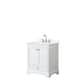Option White, Chrome Trim, Giotto Quartz Top