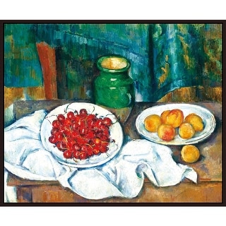 Still Life with Cherries and Peaches by Paul Cézanne Giclee Print Oil ...