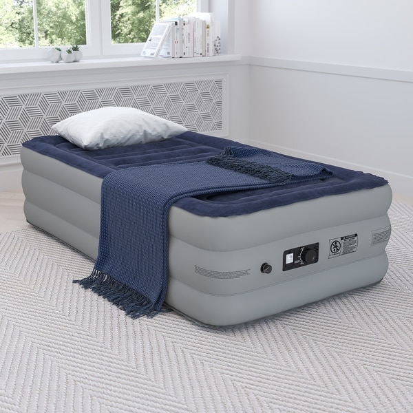 18" Air Mattress - ETL Certified Internal Electric Pump and Carrying Case. Opens flyout.