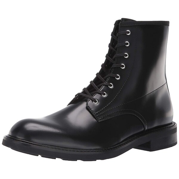 Calvin klein keeler box leather boots clearance