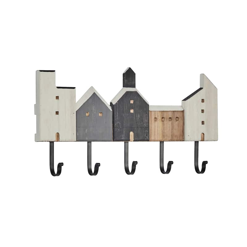 Multi Wood Farmhouse Wall Hook 10 x 20 x 2 - 20 x 2 x 10