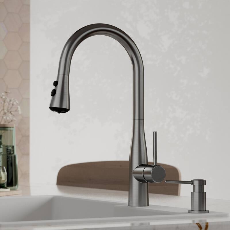 Karran USA KKF750 Faraday 1.8 GPM Single Hole Pull Down Kitchen Faucet