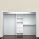 preview thumbnail 3 of 13, ClosetMaid SuiteSymphony 25-inch W Tower Closet Organizer with 3 Drawers