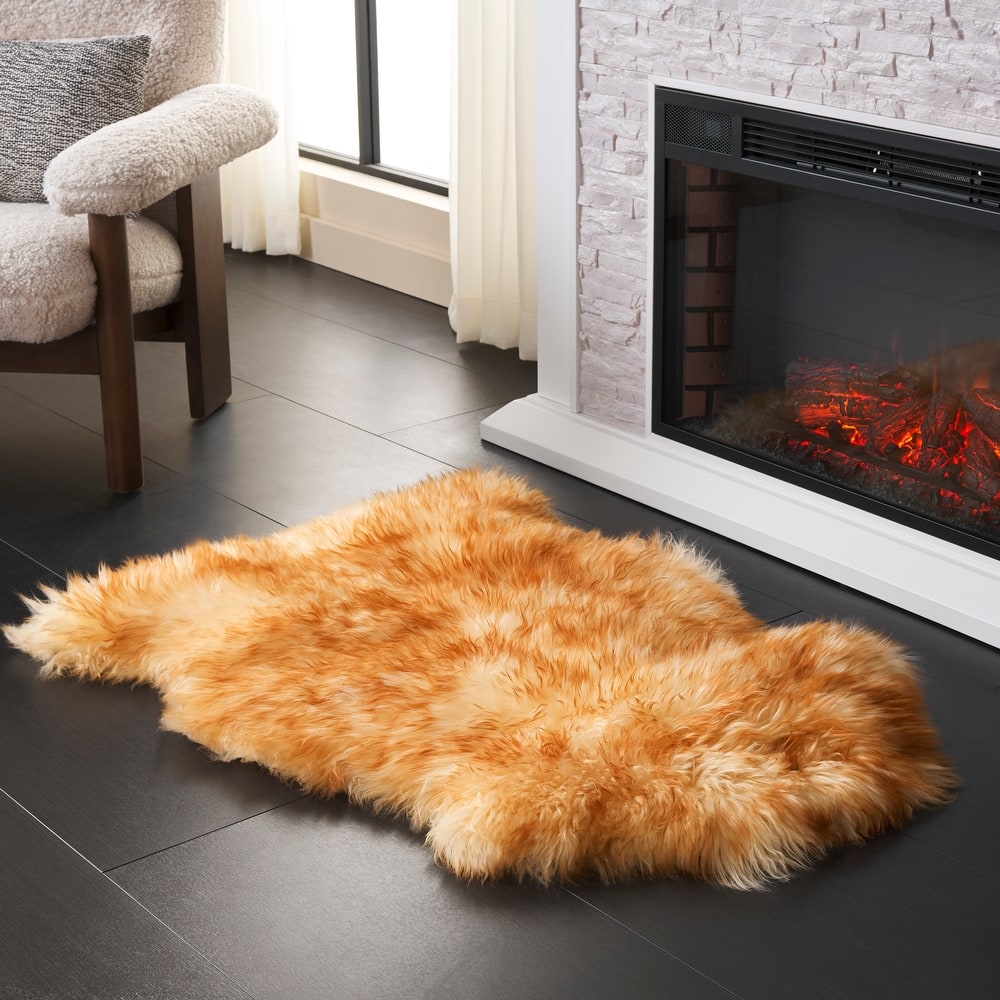 SAFAVIEH, Handmade Natural Kirstie Leanca 3.4-inch Thick Rug