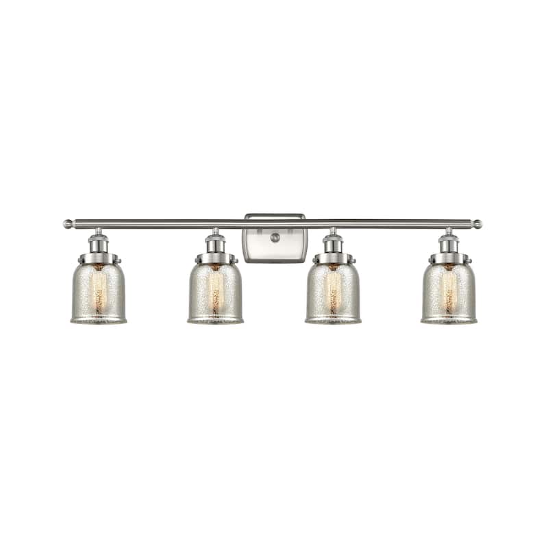 Innovations Lighting Ballston Urban Bell - 4 Light 36" Bath Vanity Light - Silver Plated Mercury/Brushed Satin Nickel