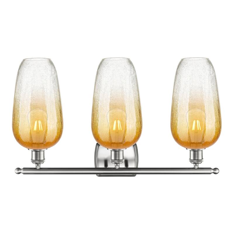 Innovations Lighting Endless Possibilities Ballston - Brookhaven Flute - 3 Light 27" Bath Vanity Light