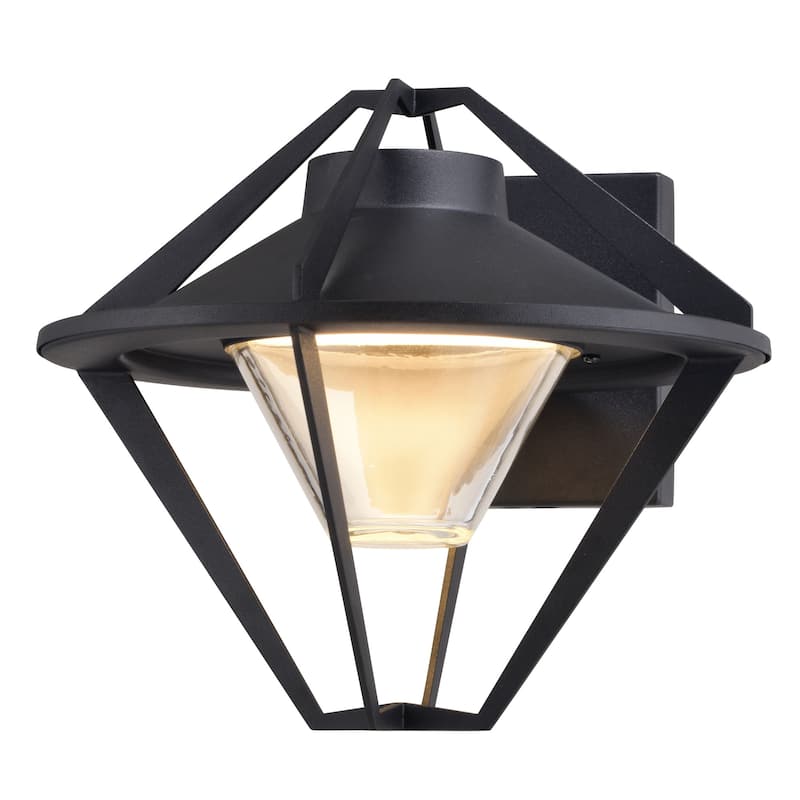 Vaxcel Lighting T0746 Jackson 8" Tall LED Outdoor Wall Sconce with - Textured Black