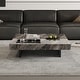 preview thumbnail 31 of 29, 43" Mid Century Modern Square Coffee Table, Carbon Steel Legs
