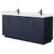 Option Dark Blue / White Quartz Top / Matte Black