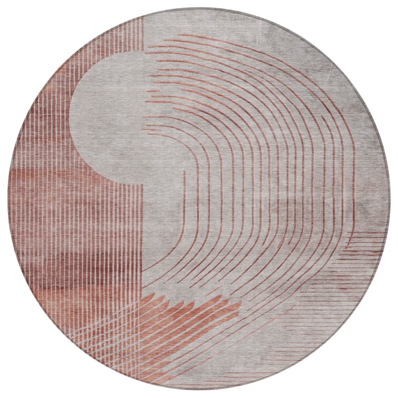 HomeRoots Geometric Transitional Rectangle Outdoor Rug