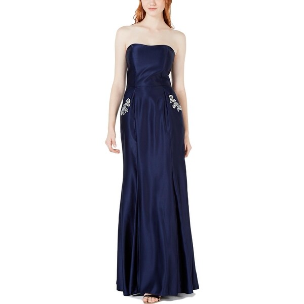 blondie nites navy blue dress