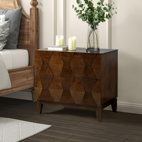 Nightstand with built in charging station sale