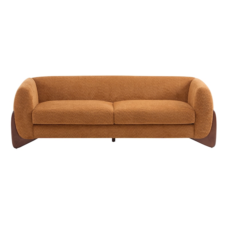 Arion Upholstered Boucle 2-Piece Living Room Sofa Set by Christopher Knight Home