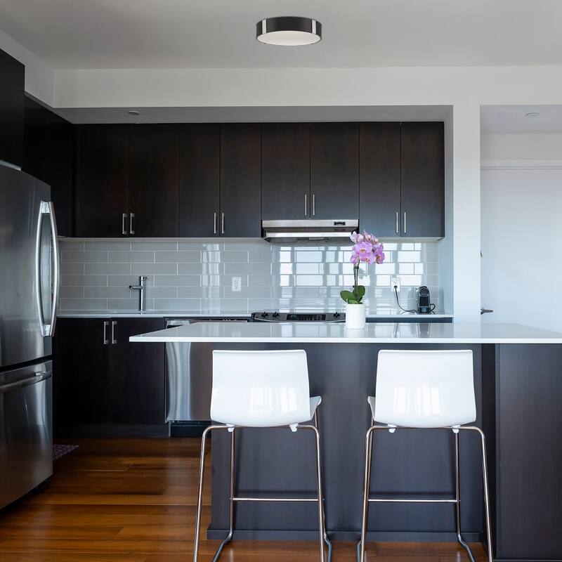 Designers Fountain EV1572C3 Eight 15" Wide Integrated LED Flush Mount