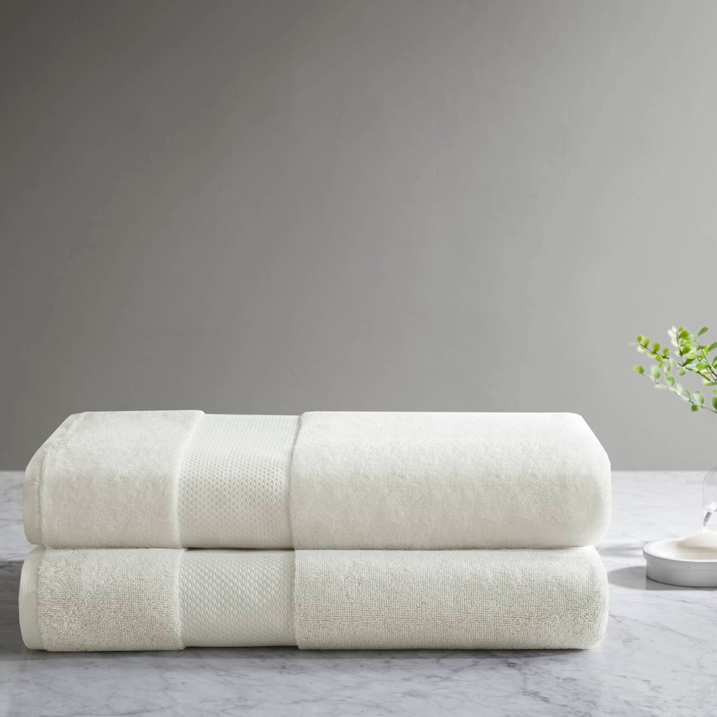 Madison Park Signature Turkish 100% Cotton Bath Sheet 2 Piece Set