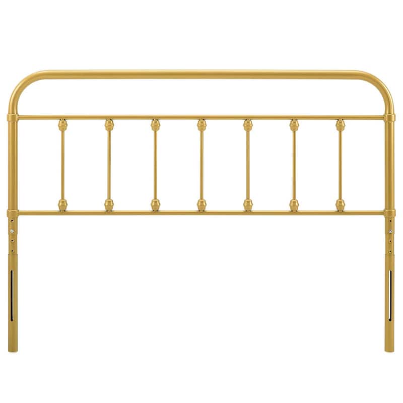 Ellen Classic King Size Gold Metal Headboard - Bed Bath & Beyond - 31579171