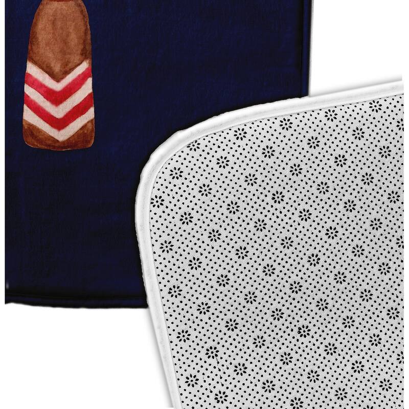Oar Multi Painted Bath Mat
