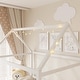 preview thumbnail 13 of 12, Wood House Bed with Guardrail and LED