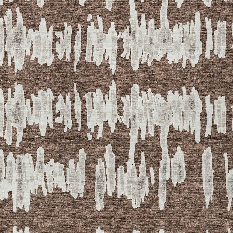 HomeRoots Striped Transitional Rectangle Outdoor Rug