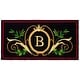 preview thumbnail 14 of 24, SAFAVIEH Handmade Monogram Florea Casual Rug 2' x 6' Runner - B - Black/Multi - Runner