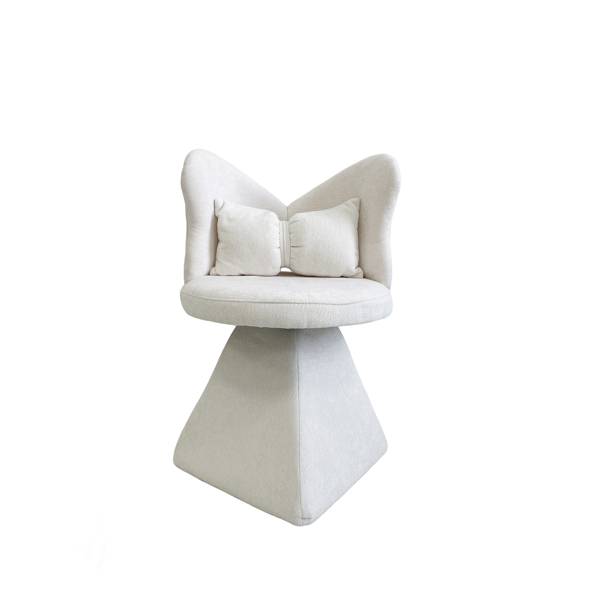 grey chair for dressing table Vanity Reception Chair with Butterfly Backrest, Swivel Chair Accent Chair Dining Chair modern dressing table chair