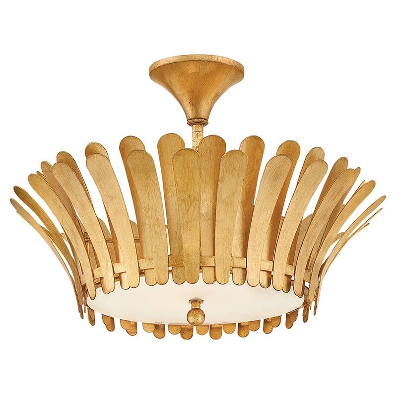 Hinkley Lighting 47693 Reina 3 Light 20" Wide Semi-Flush Ceiling