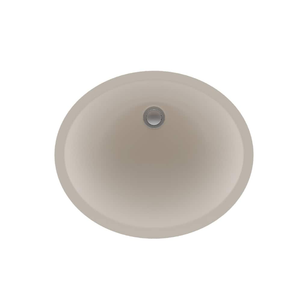 Lexicon Platinum V210 Quartz Composite Oval Vanity Sink - Galaxy Beige