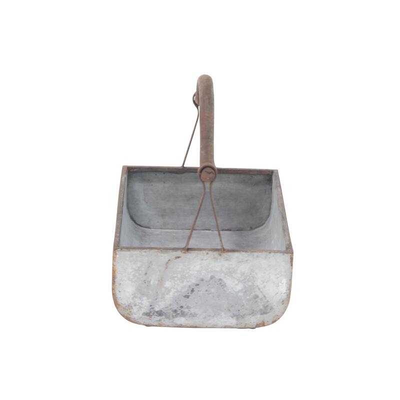 Grey Iron Farmhouse Planter (Set of 2) - 18 x 12 x 16