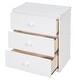preview thumbnail 10 of 10, Wood Twin Loft Bed with Desk, Blackboard, 3-Drawers and Storage Box, White