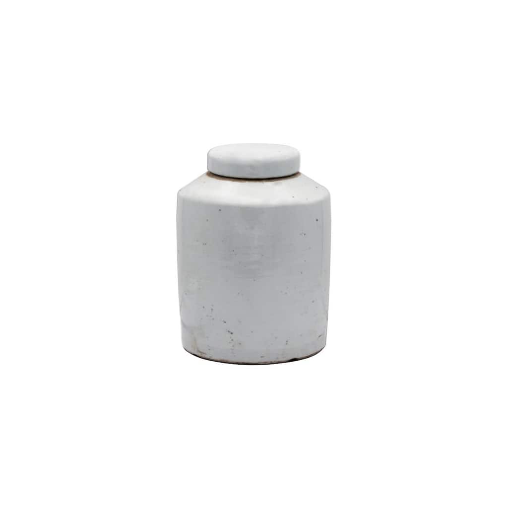 Busan White Porcelain Tea Jars Small