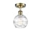 Option Antique Brass / Clear Deco Swirl