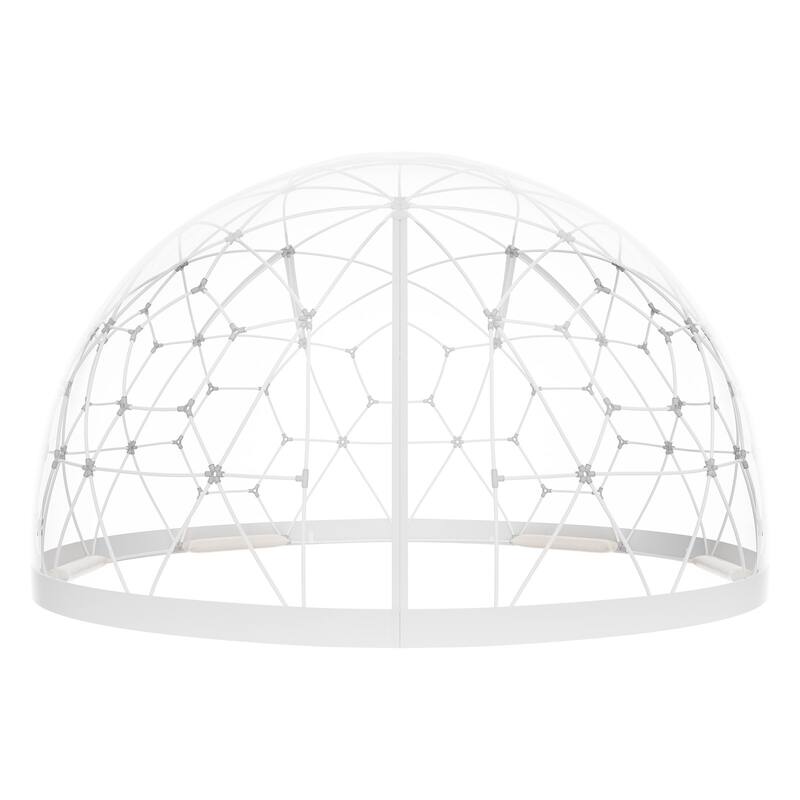 12FT Dome Bubble Tent Outdoor House Camping Shelter w/ Transparent Window - Multi