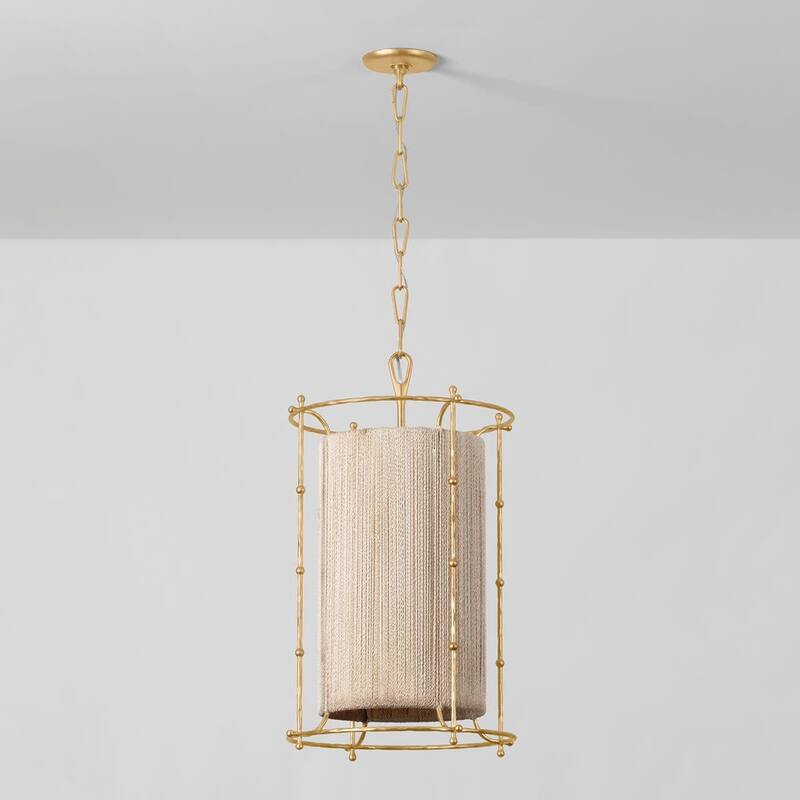 Hudson Valley Lighting 8015 Jones Point 16" Wide Pendant with Abaca