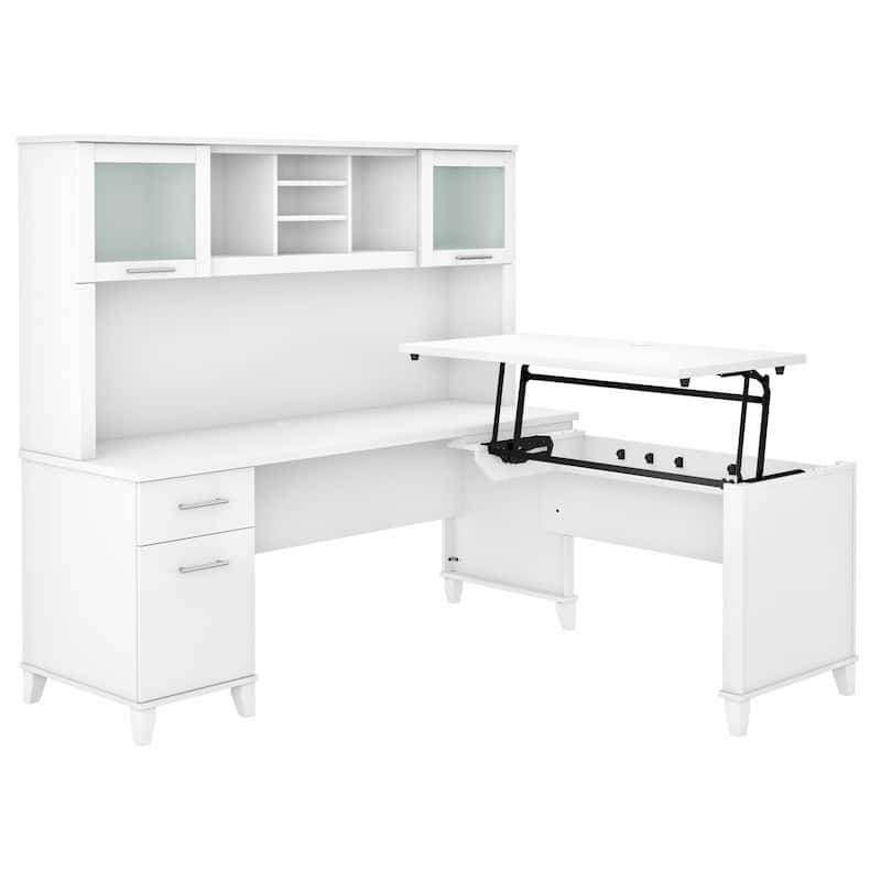 Bush Furniture Somerset 72W 3 Position Sit to Stand Desk