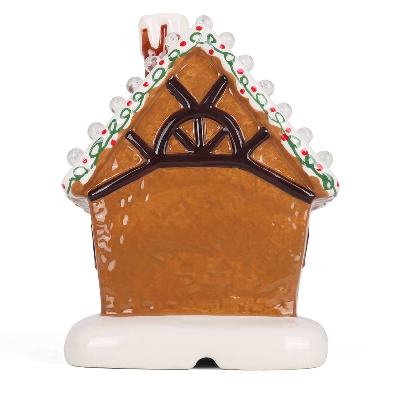 Ceramic Christmas Decor with Christmas Tree Lights