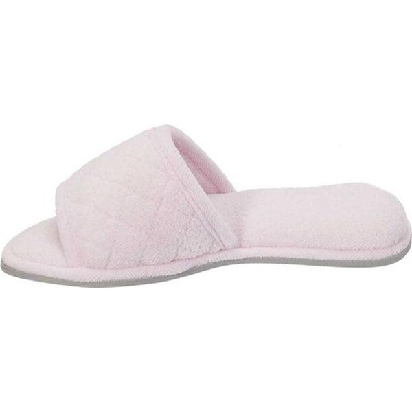 Dearfoam open toe slippers clearance