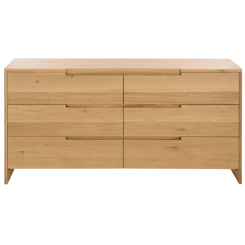 SAFAVIEH Couture Riverside Oak Wood 6-Drawer Dresser