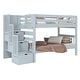 preview thumbnail 21 of 35, Taylor & Olive Trillium Twin over Twin Stairway Bunk Bed, 3 Steps