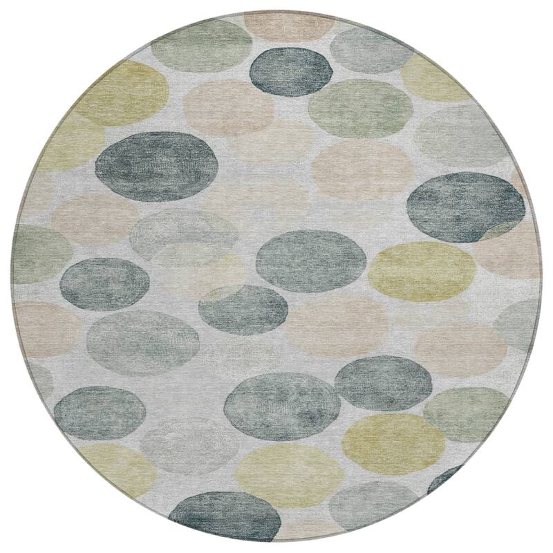 HomeRoots Geometric Transitional Rectangle Outdoor Rug
