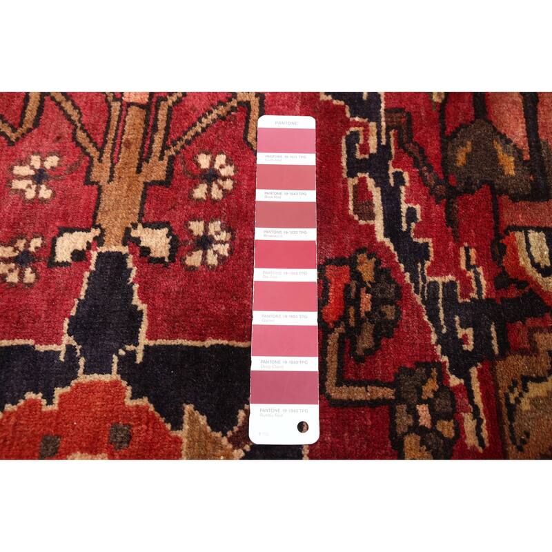 ECARPETGALLERY Hand-knotted Andelz Red Wool Rug - 4'9 x 6'2