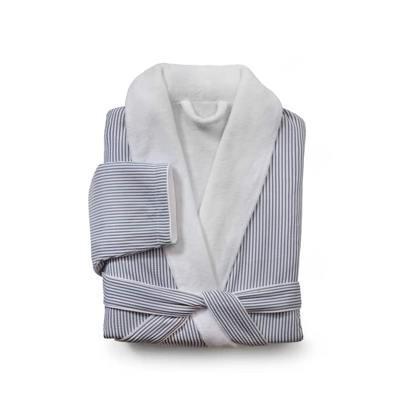 Kassatex Seersucker Bathrobe