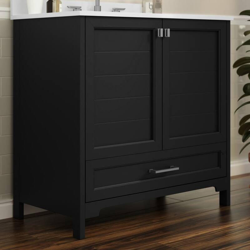 Bathroom Vanity with Undermount Sink, Cabinet, and Drawer