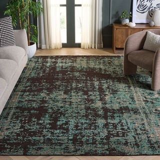 SAFAVIEH Handmade Classic Vintage Earline Abstract Distressed Rug