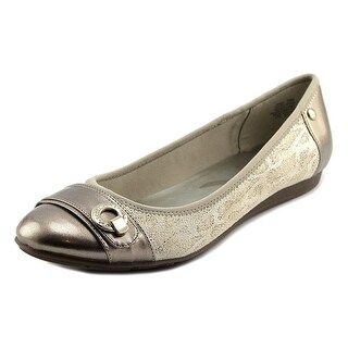 anne klein tan flats