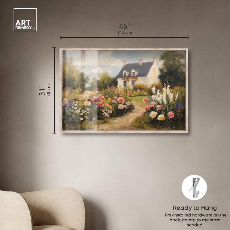 Floral Welcome Shadowbox by Art Remedy